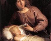 雅各布 德 威特 : Adoration of the Shepherds detail